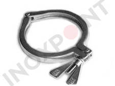 Хомут CLAMP нержавеющий Dn 100  (101,6-104 мм) AISI 304, DIN/SMS