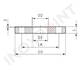 Фланец нержавеющий плоский PN 10 DN 15 (18 мм)  AISI 316L, DIN