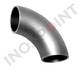 Отвод нержавеющий 48,3х3,2 R1,5-90' матовый AISI 304, ISO